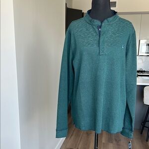 TailorByrd Reversible Long Sleeve Henley Shirt – Size M